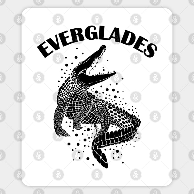 Alligator Silhouette | Everglades Magnet by TMBTM